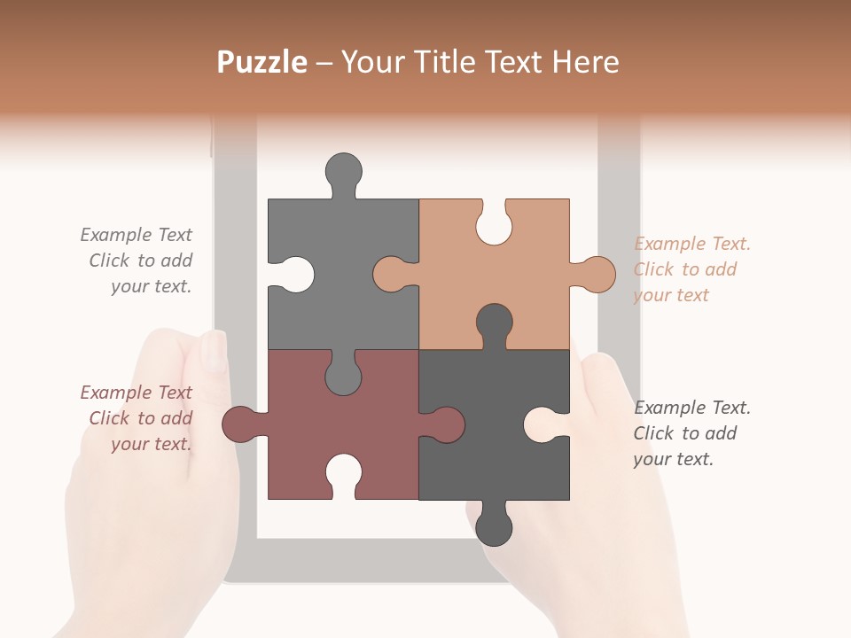 Organizer Woman Background PowerPoint Template