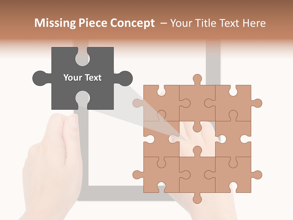 Organizer Woman Background PowerPoint Template