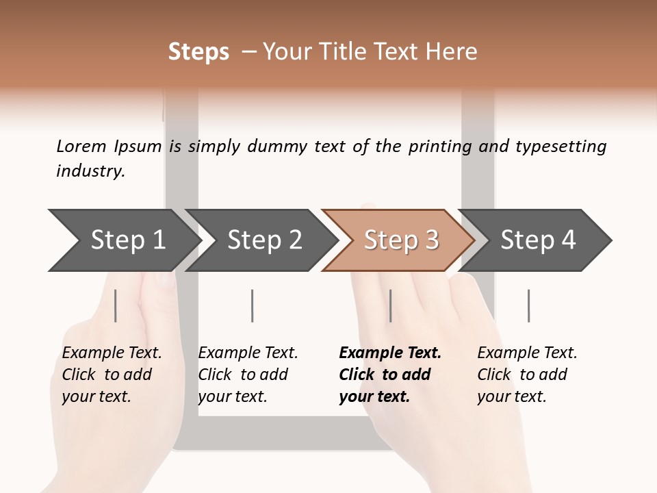 Organizer Woman Background PowerPoint Template