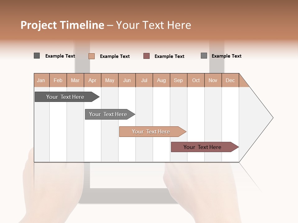 Organizer Woman Background PowerPoint Template