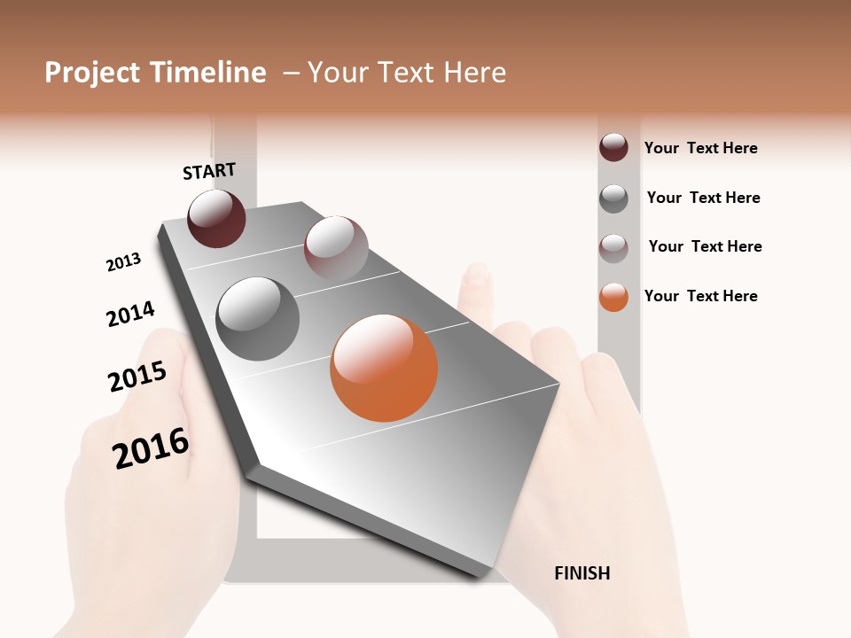 Organizer Woman Background PowerPoint Template