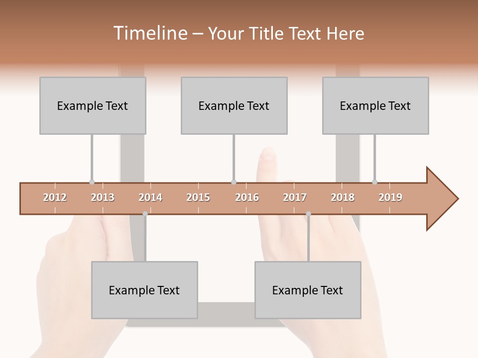 Organizer Woman Background PowerPoint Template