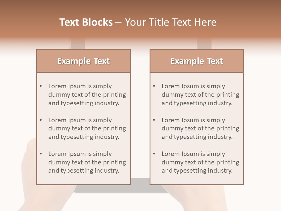 Organizer Woman Background PowerPoint Template