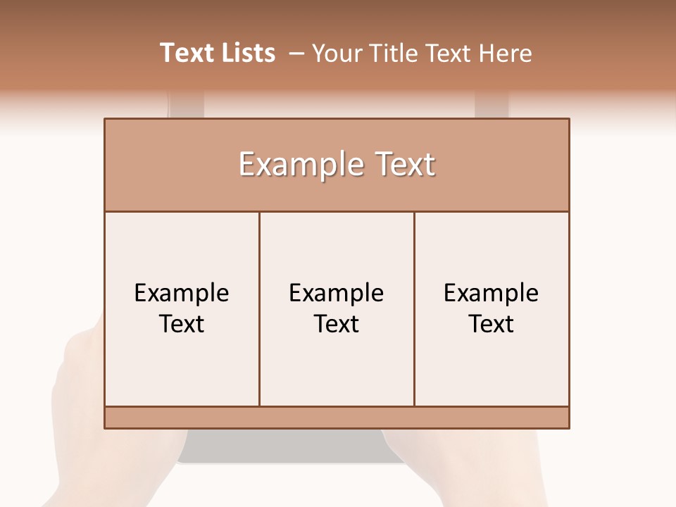 Organizer Woman Background PowerPoint Template