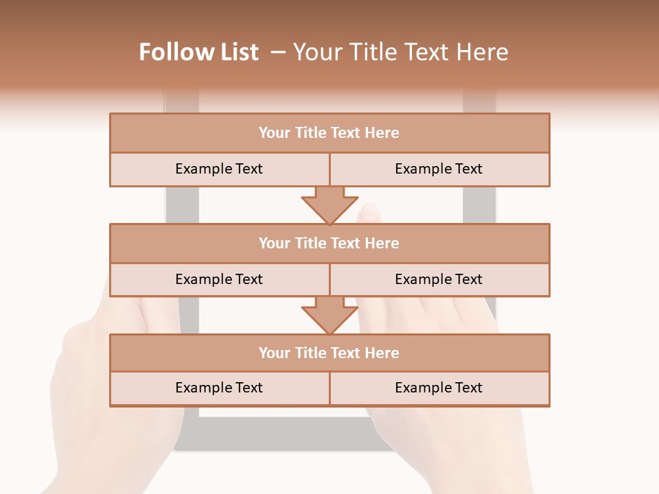 Organizer Woman Background PowerPoint Template