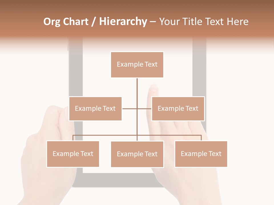 Organizer Woman Background PowerPoint Template