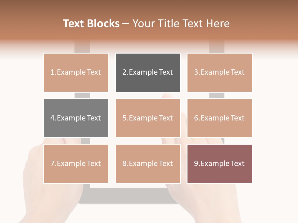 Organizer Woman Background PowerPoint Template