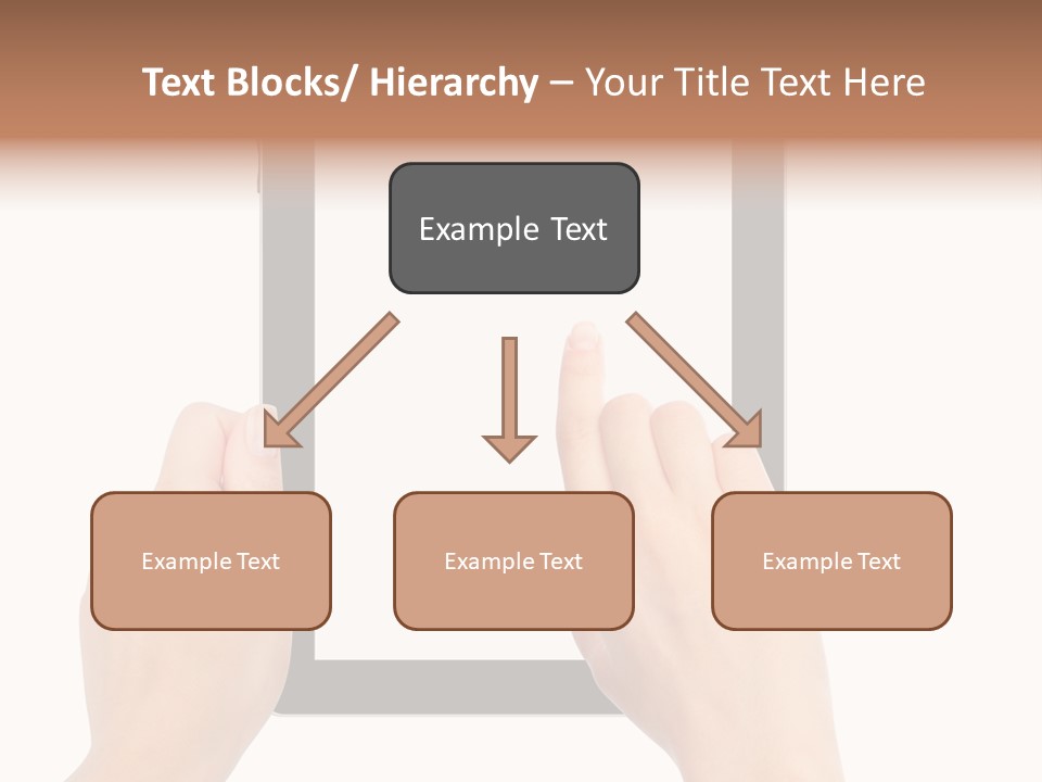 Organizer Woman Background PowerPoint Template