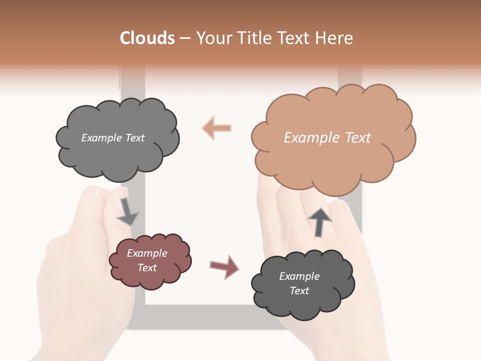 Organizer Woman Background PowerPoint Template