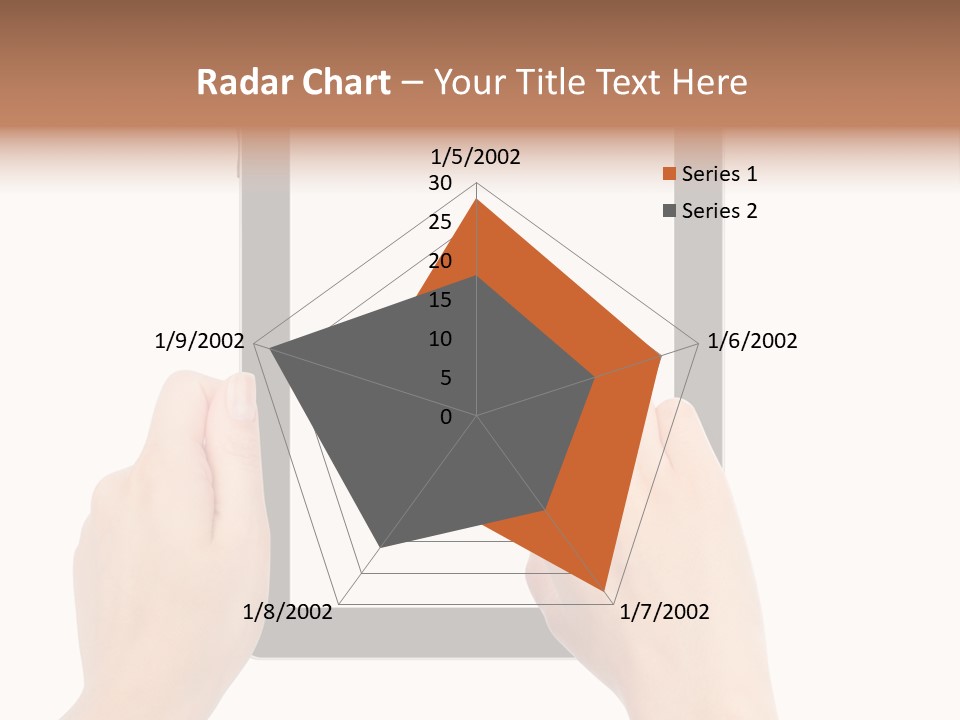 Organizer Woman Background PowerPoint Template