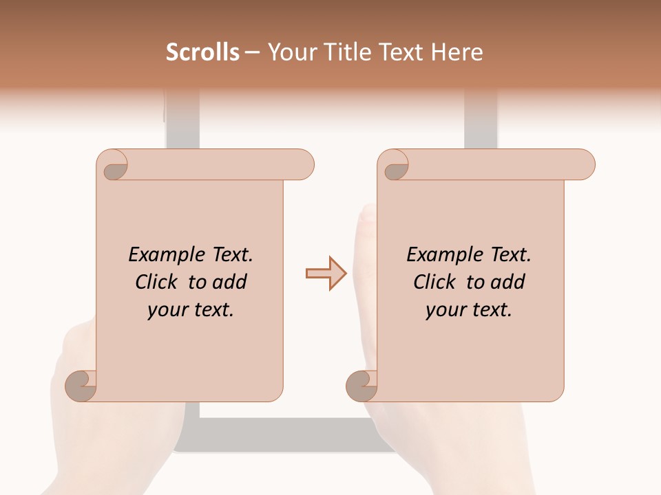 Organizer Woman Background PowerPoint Template