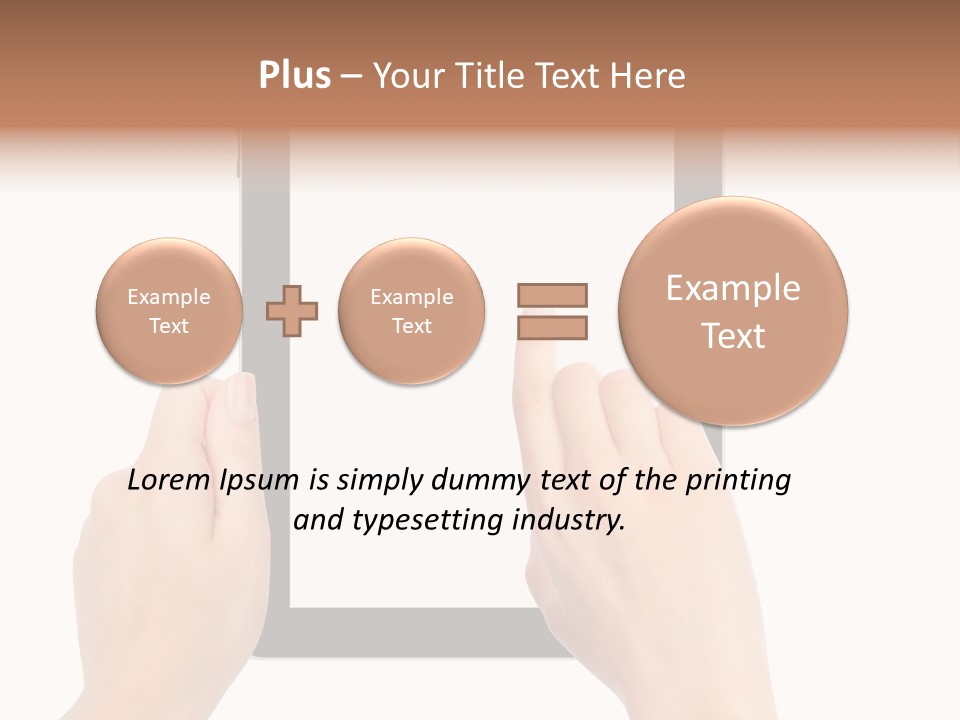 Organizer Woman Background PowerPoint Template