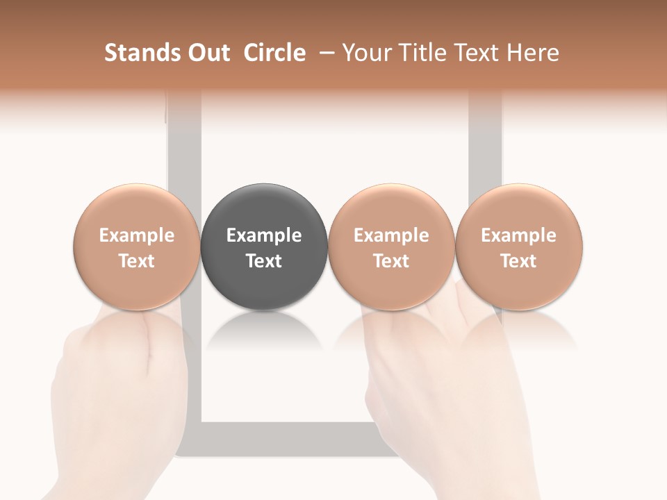 Organizer Woman Background PowerPoint Template