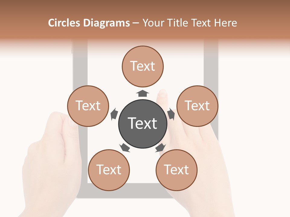 Organizer Woman Background PowerPoint Template