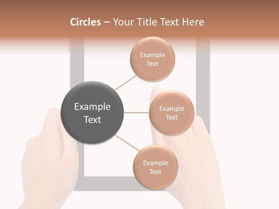 Organizer Woman Background PowerPoint Template