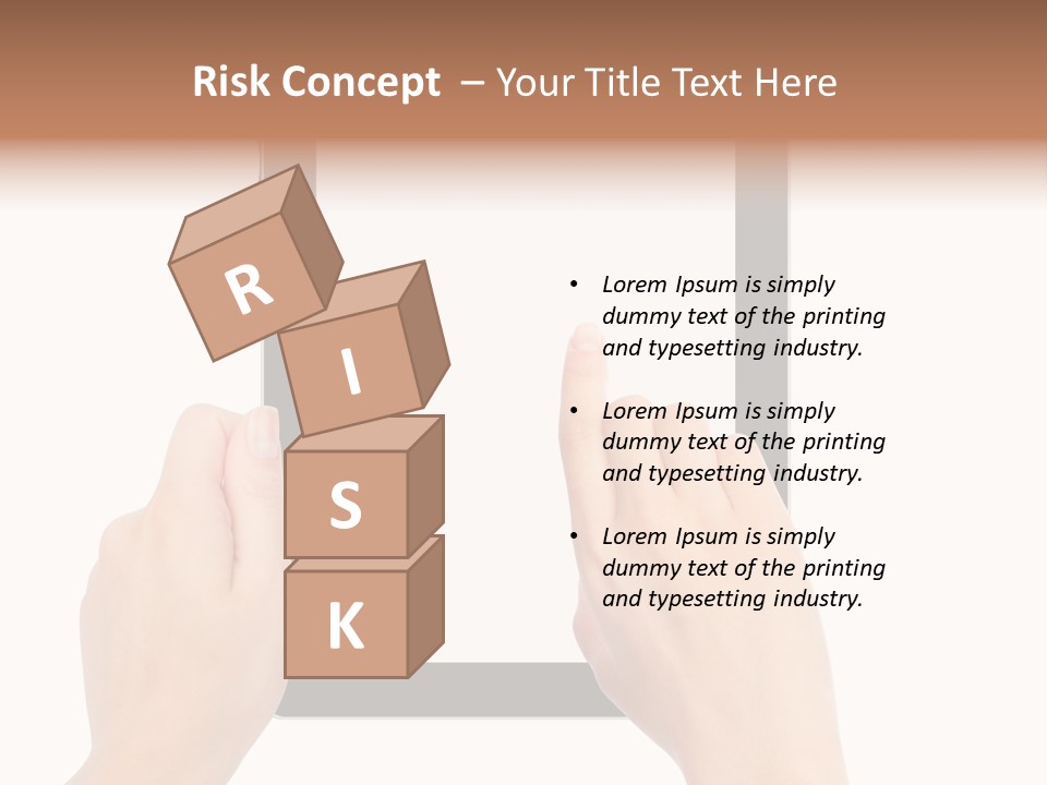 Organizer Woman Background PowerPoint Template