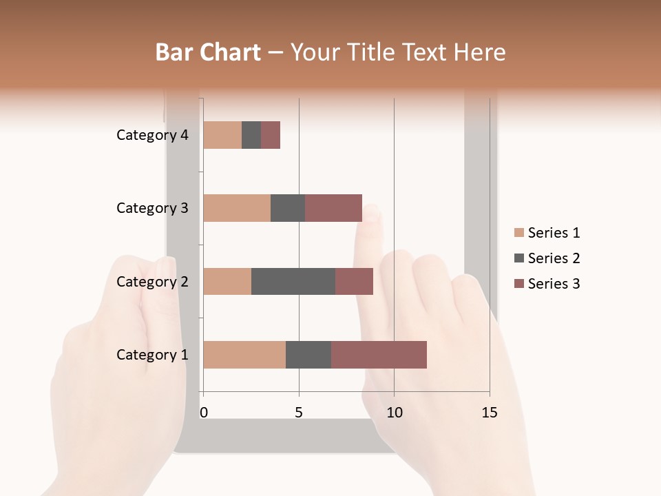 Organizer Woman Background PowerPoint Template