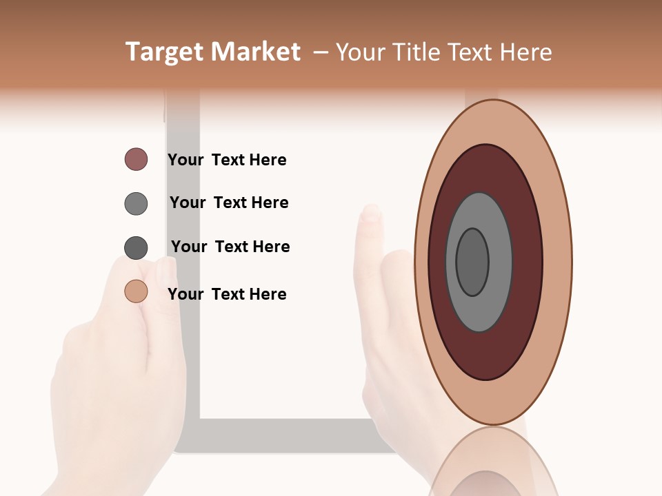 Organizer Woman Background PowerPoint Template