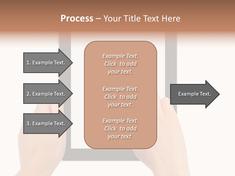 Organizer Woman Background PowerPoint Template