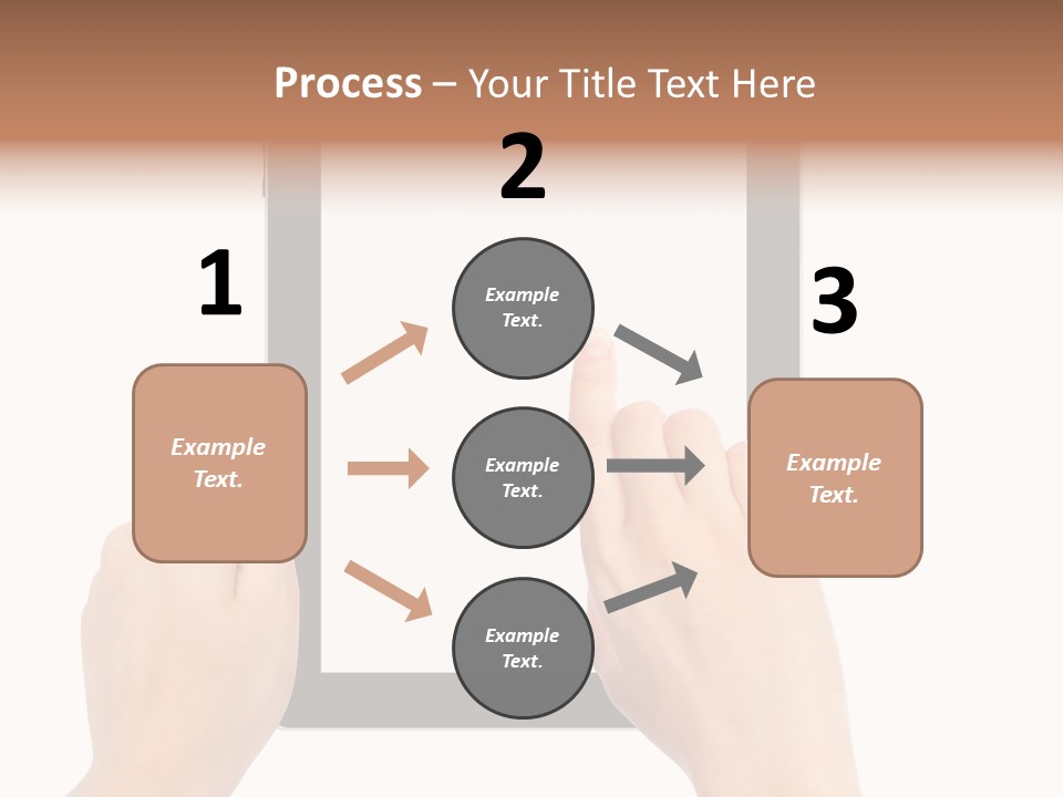 Organizer Woman Background PowerPoint Template