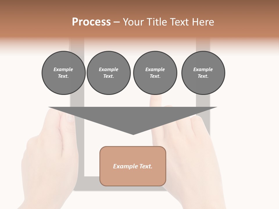 Organizer Woman Background PowerPoint Template