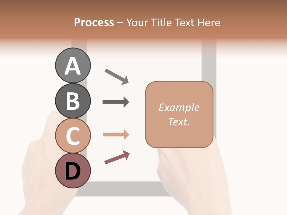 Organizer Woman Background PowerPoint Template