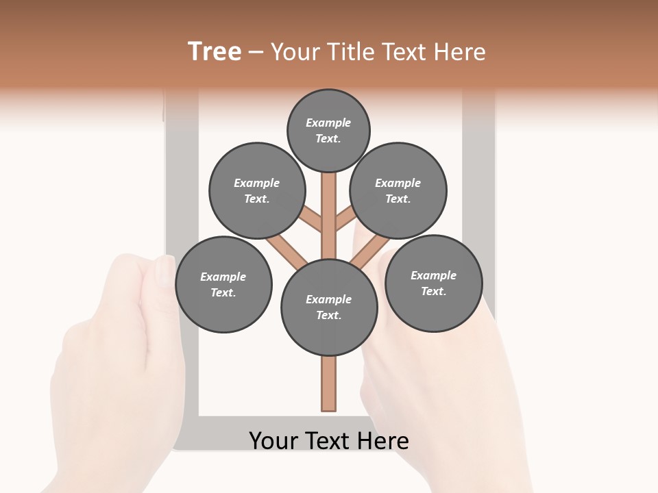 Organizer Woman Background PowerPoint Template