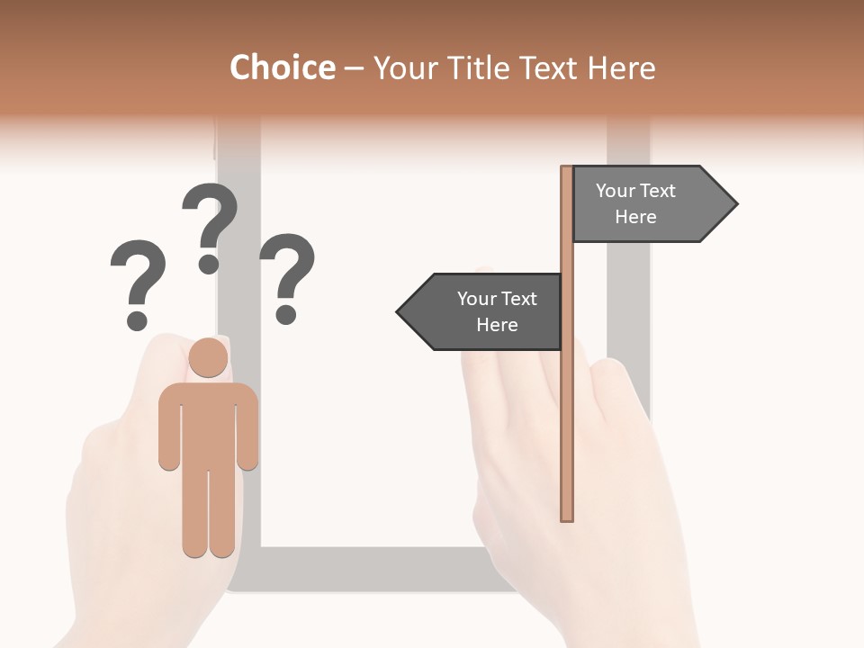 Organizer Woman Background PowerPoint Template