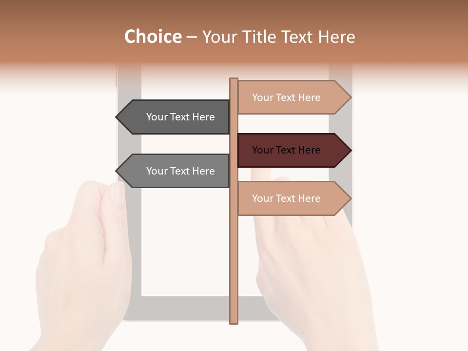 Organizer Woman Background PowerPoint Template