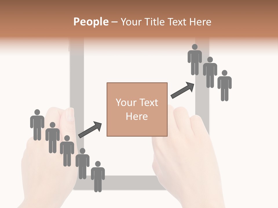 Organizer Woman Background PowerPoint Template