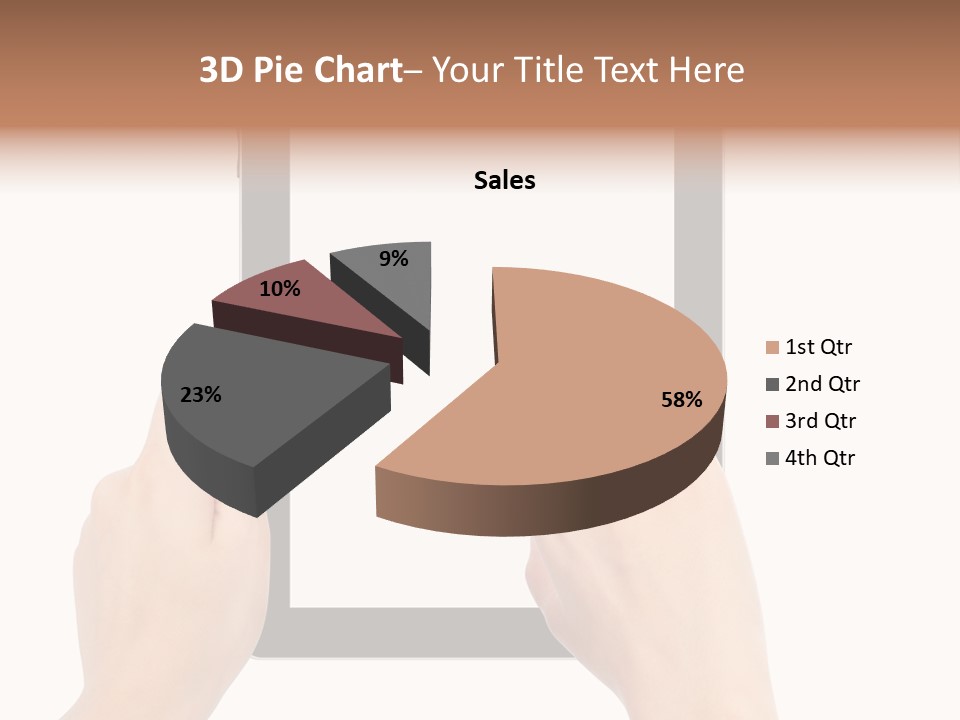 Organizer Woman Background PowerPoint Template
