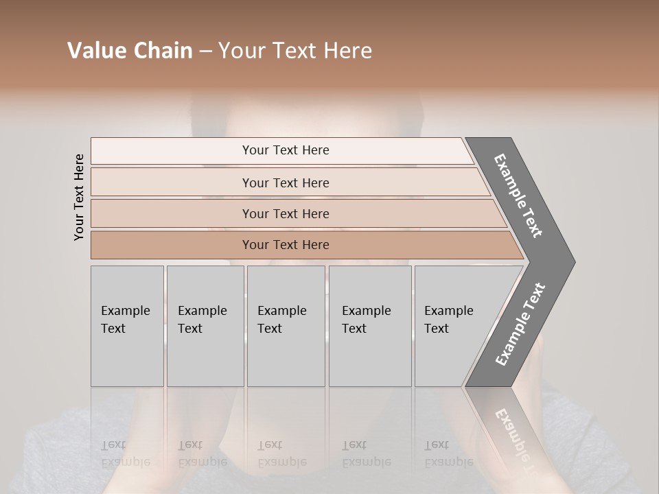 Holding Frustration Male PowerPoint Template