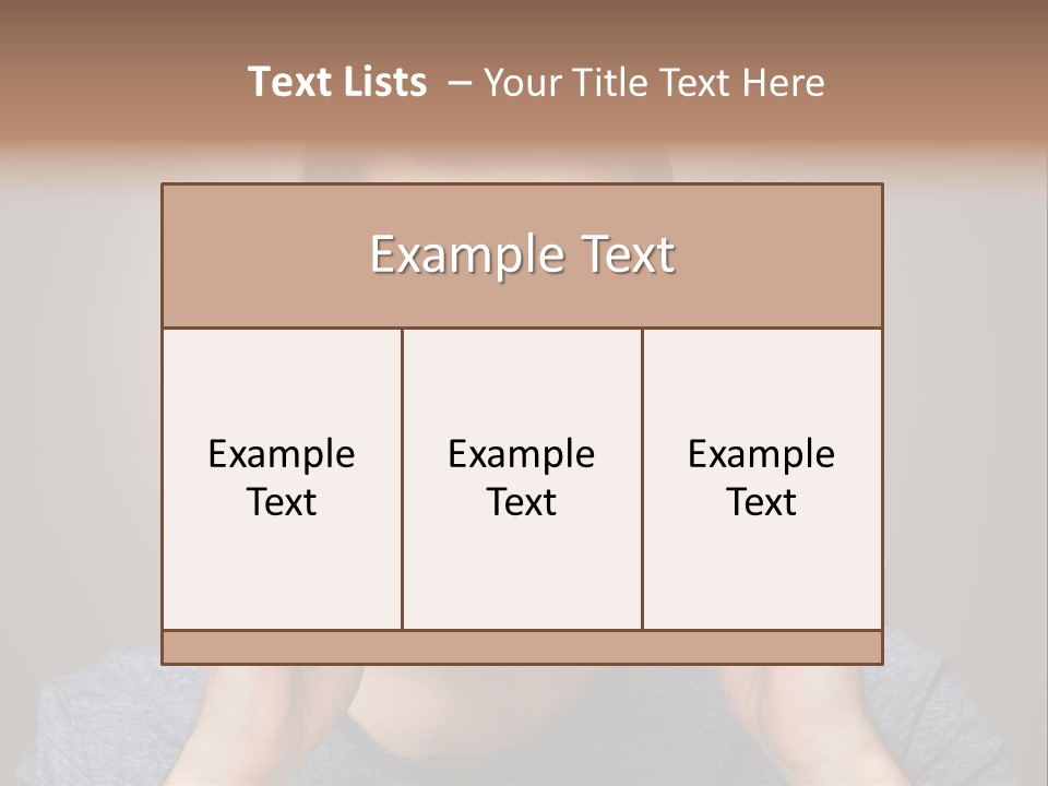 Holding Frustration Male PowerPoint Template