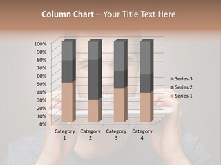 Holding Frustration Male PowerPoint Template