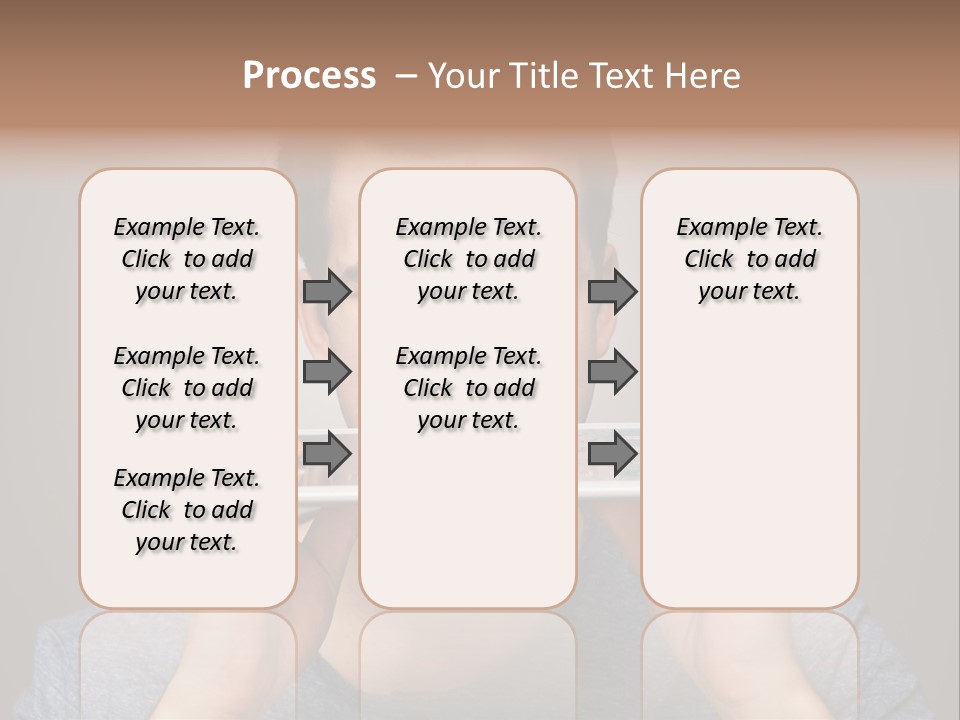 Holding Frustration Male PowerPoint Template