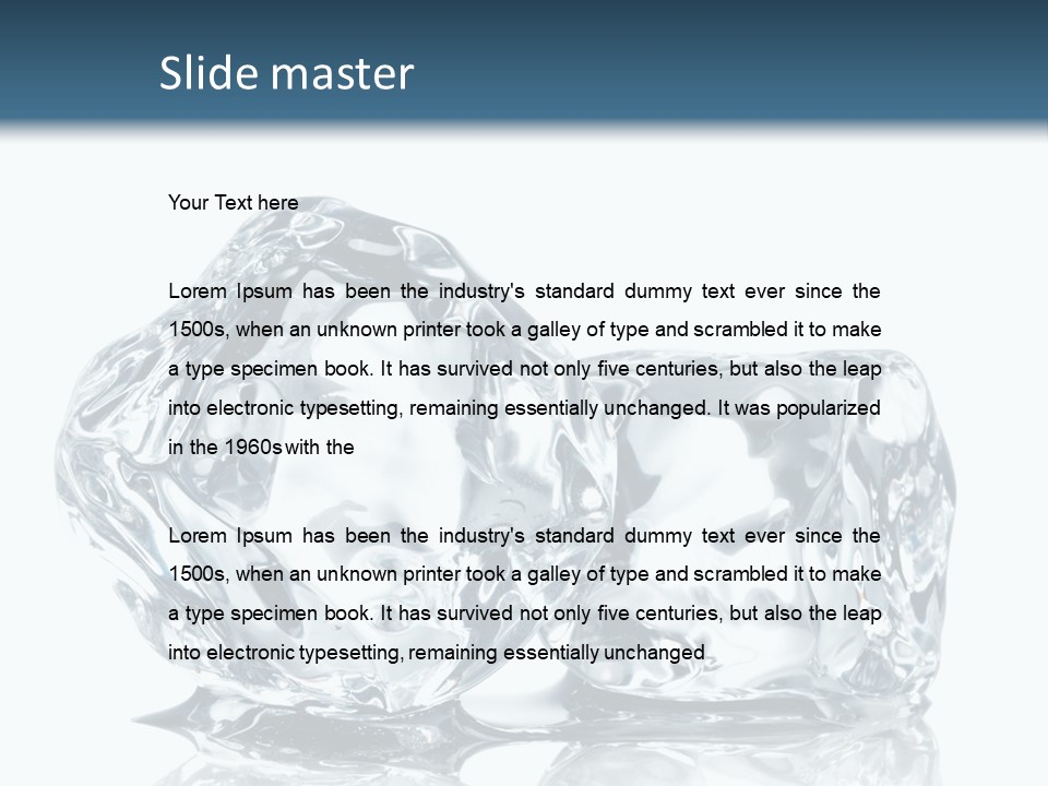 Reflection Macro Food PowerPoint Template