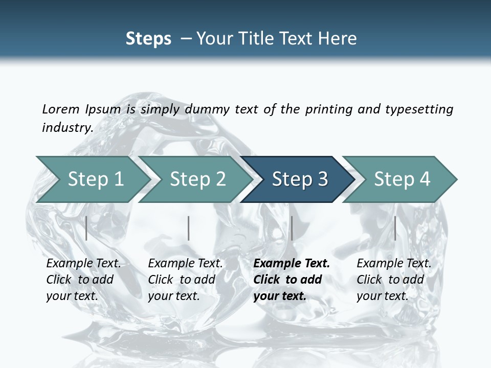 Reflection Macro Food PowerPoint Template