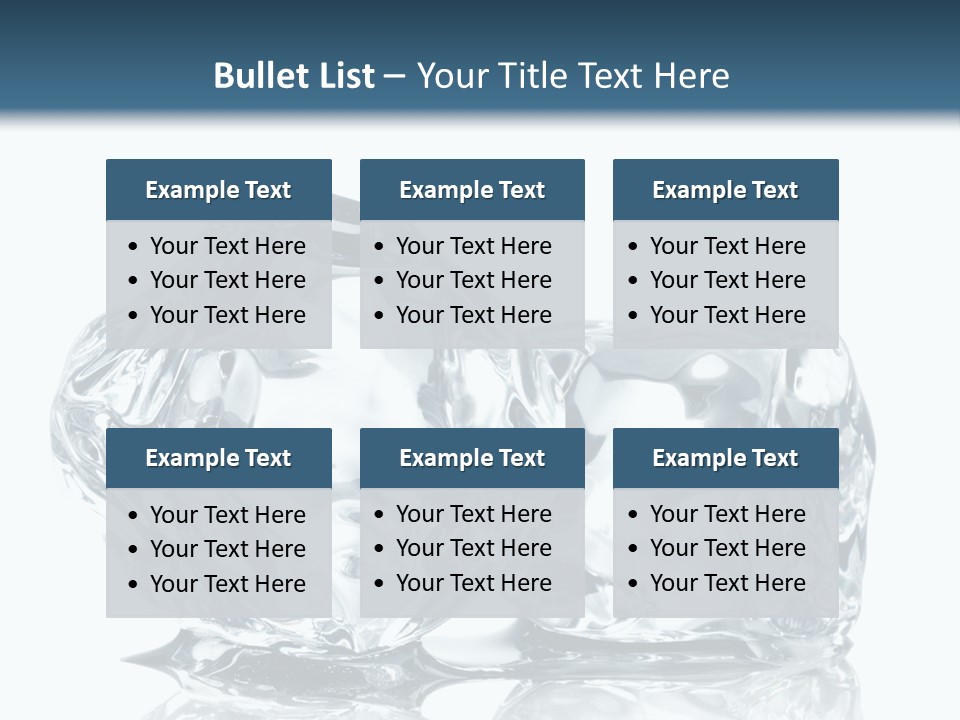 Reflection Macro Food PowerPoint Template