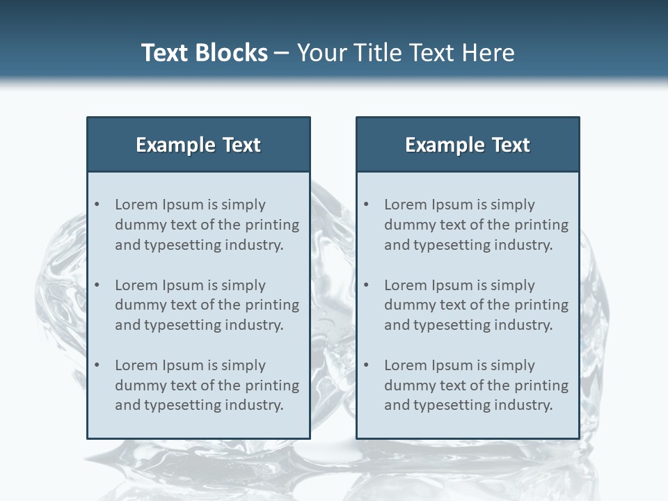 Reflection Macro Food PowerPoint Template