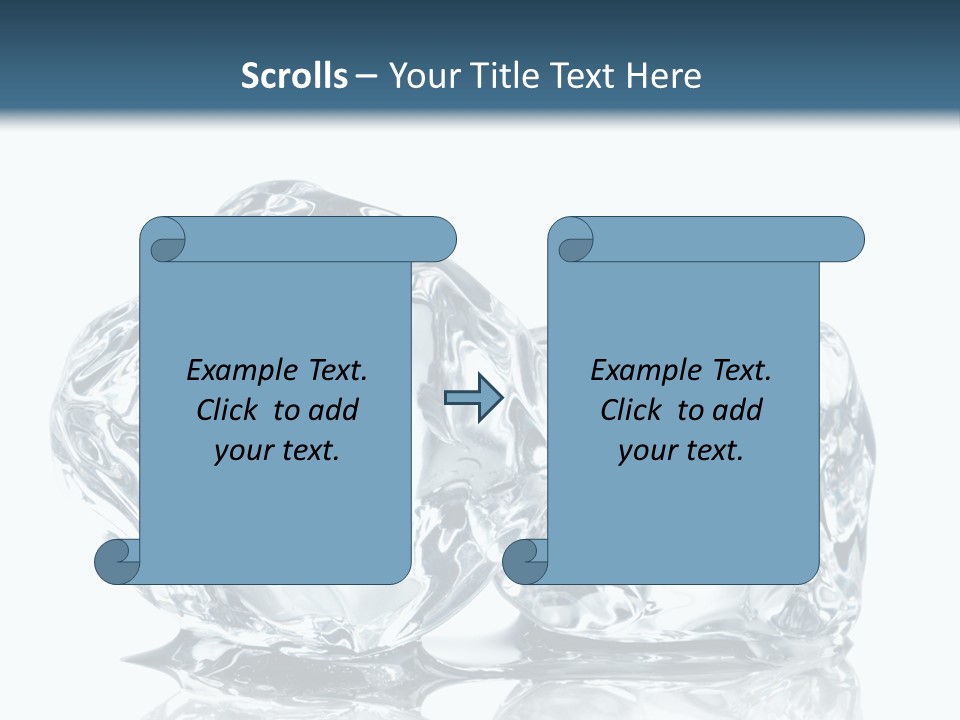Reflection Macro Food PowerPoint Template