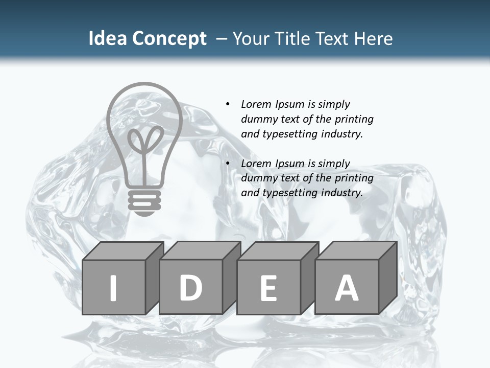 Reflection Macro Food PowerPoint Template