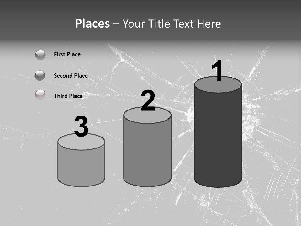 Cracked Bullet Gunshot PowerPoint Template