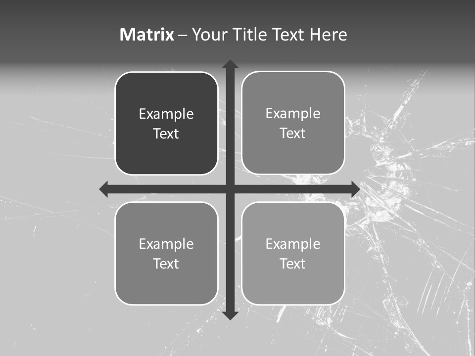 Cracked Bullet Gunshot PowerPoint Template