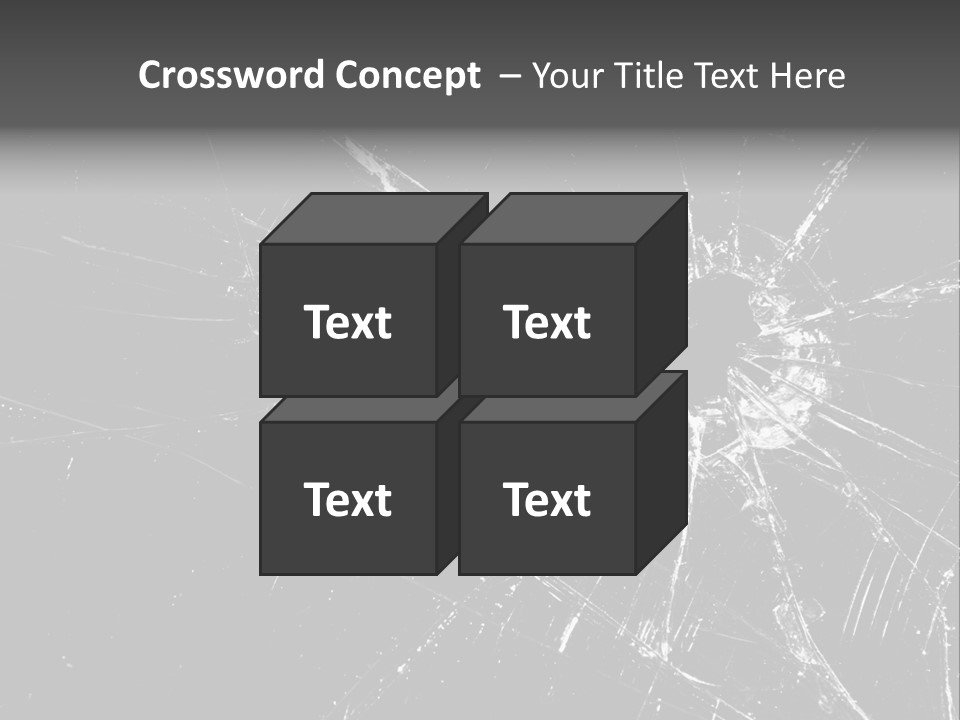 Cracked Bullet Gunshot PowerPoint Template