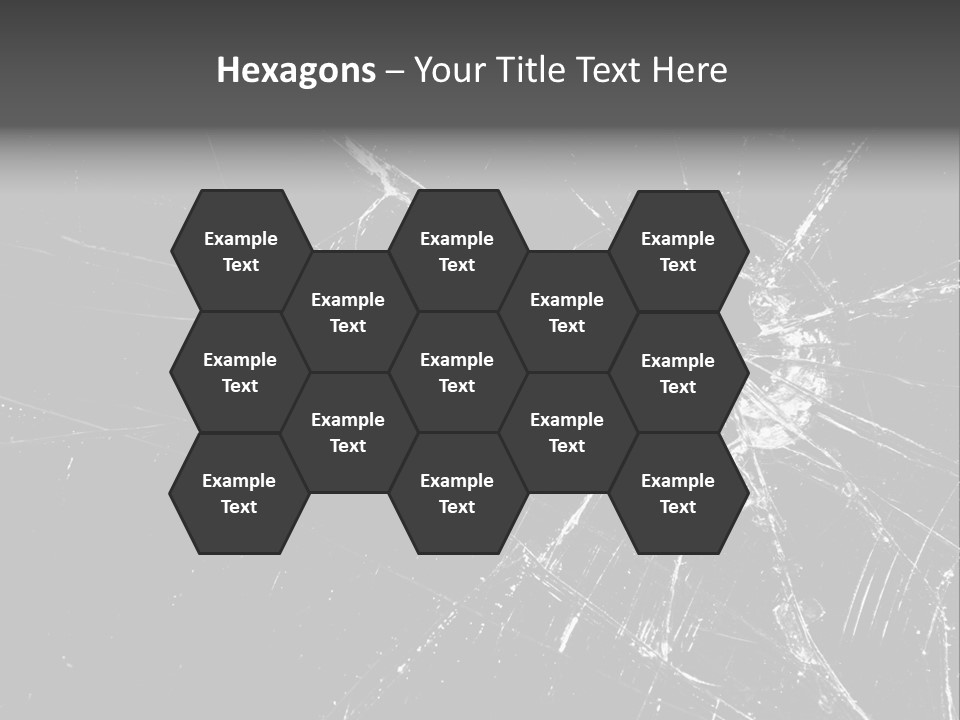 Cracked Bullet Gunshot PowerPoint Template