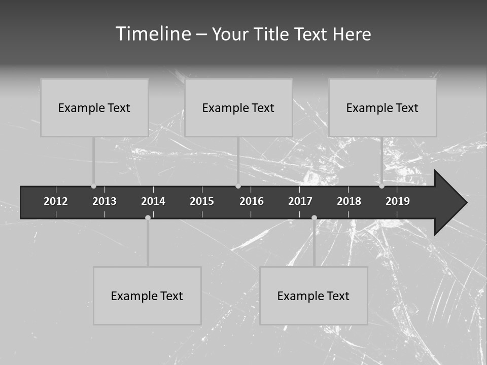 Cracked Bullet Gunshot PowerPoint Template