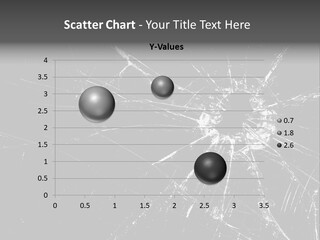 Cracked Bullet Gunshot PowerPoint Template