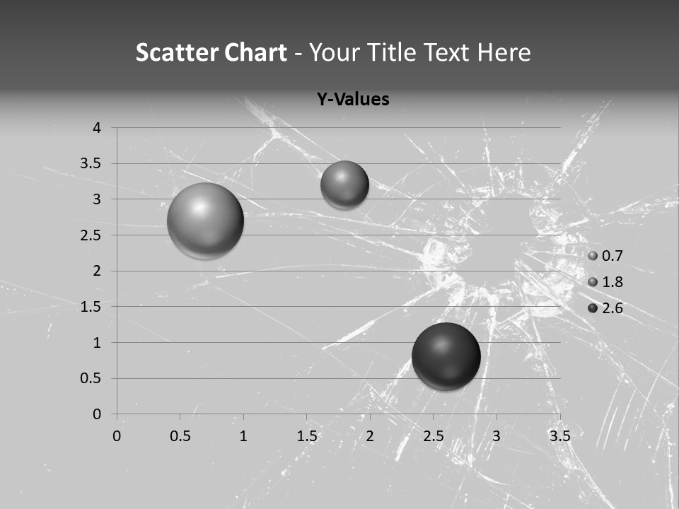 Cracked Bullet Gunshot PowerPoint Template