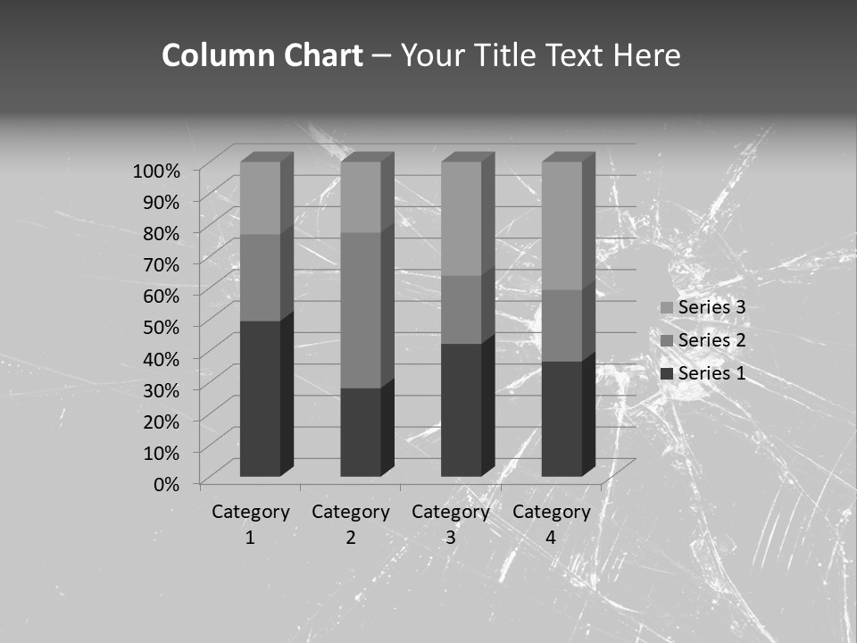Cracked Bullet Gunshot PowerPoint Template