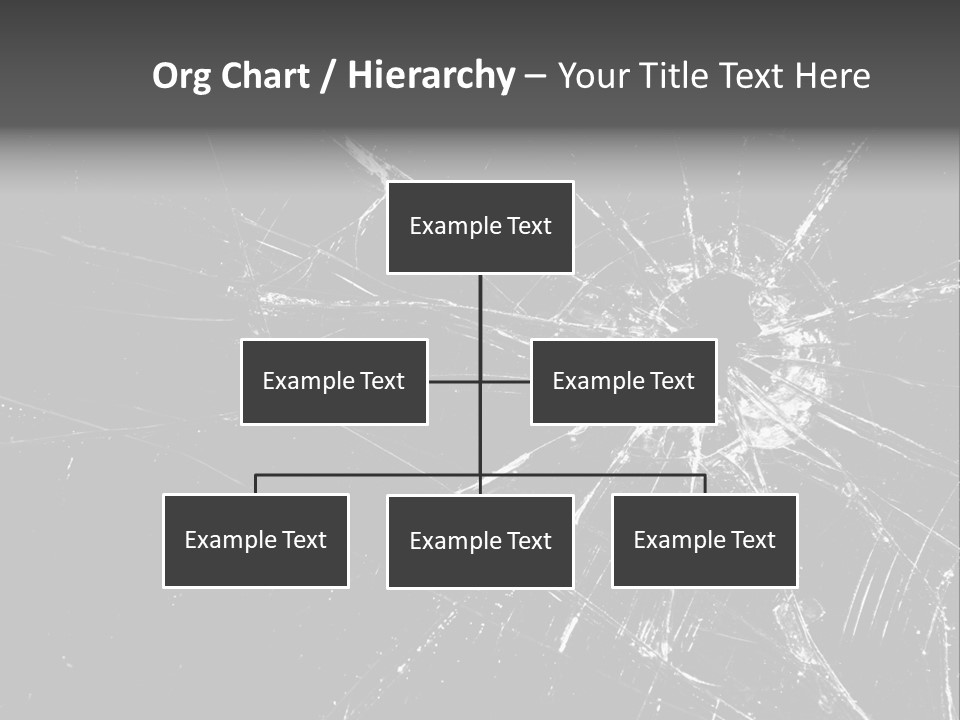 Cracked Bullet Gunshot PowerPoint Template